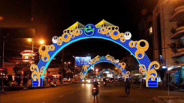 hoa led trang trí TL911
