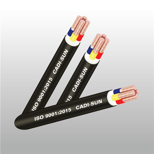 Cáp đồng 4 ruột, bọc cách điện PVC, vỏ bọc PVC